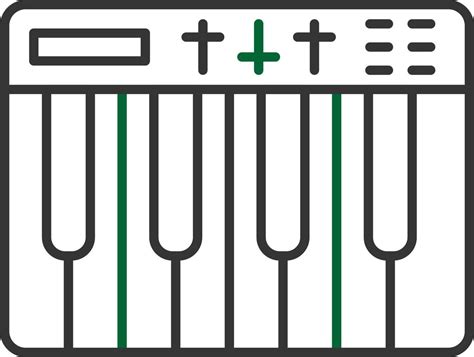 Midi Line Two Color 9434636 Vector Art at Vecteezy