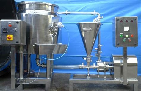 Jacketed Mixer With Inline Homogenizer High Shear Dispersion