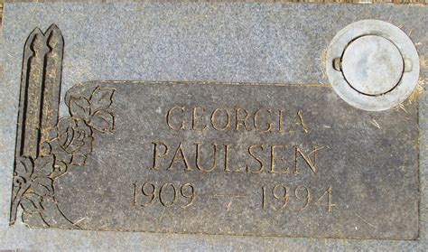 Georgia Laura Eastham Paulsen 1909 1994 Find A Grave Memorial