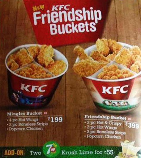 Kfc Buckets Menu Food Kentucky Fried Kfc