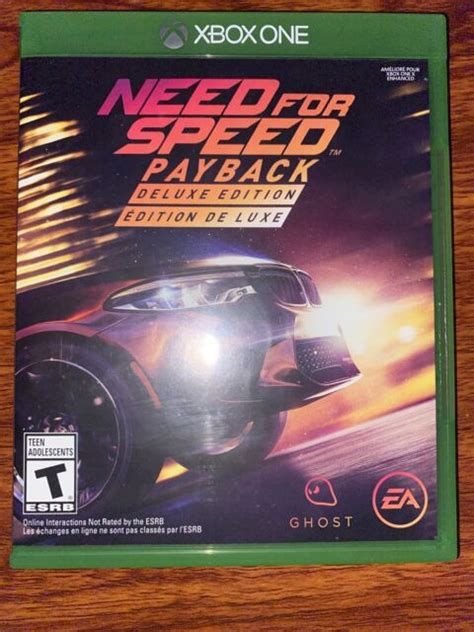 Need For Speed Payback Deluxe Edition Xbox One Used Ebay