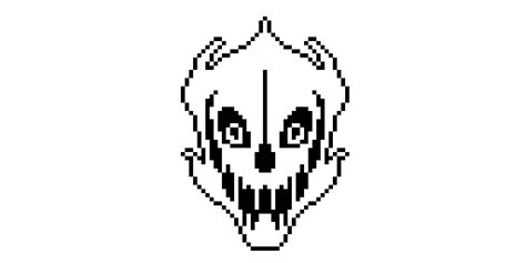 Gaster Blaster Pixel Art