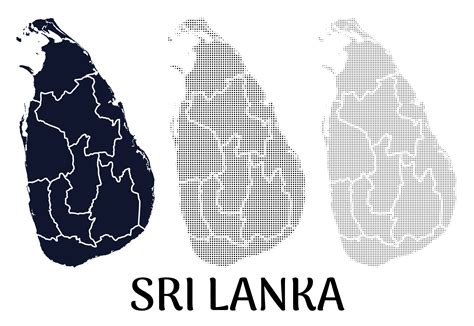 Sri Lanka Map Vector Download Frebers