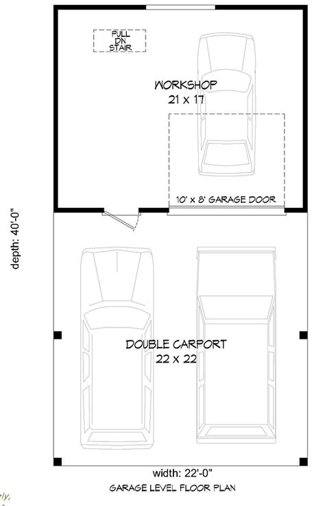 Carport Plans with Pavilion Option