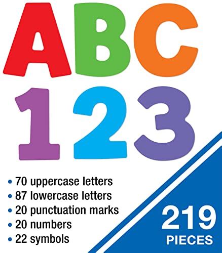 Carson Dellosa 219 Piece 4 Colorful Bulletin Board Letters For