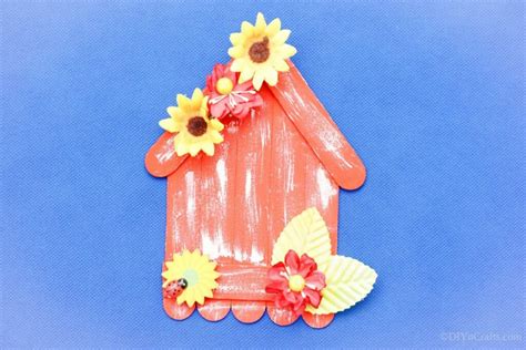 Rustic Craft Stick House Decoration - DIY & Crafts