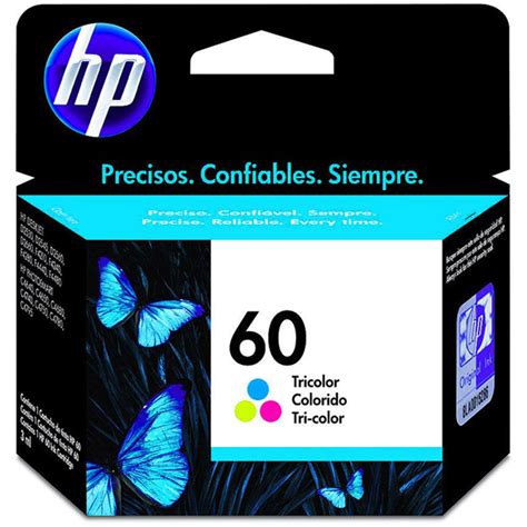 Cartucho De Tinta Hp 60 Colorido Original Apoio Informática