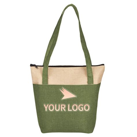 Custom Logo Printed Insulated Tote Bag Canvas Grocery Tote Takeout Bag