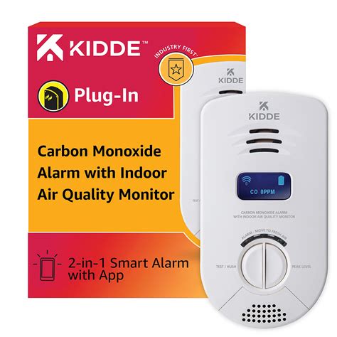 Kidde Smart Carbon Monoxide Detector & Indoor Air Quality Monitor, Plug