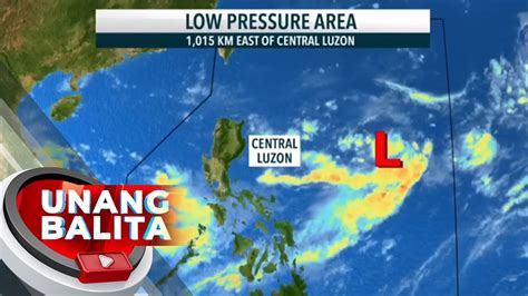 Isang Bagong Low Pressure Area Binabantayan Sa Loob Ng PAR Weather