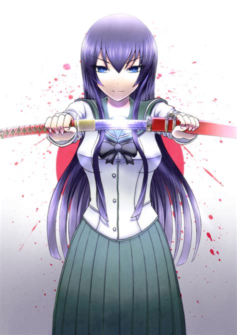 Busujima Saeko Highschool Of The Dead Drawn By Ogatasai Danbooru