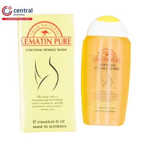 ChÍnh HÃng Dung Dịch Vệ Sinh Lematin Pure Essential Female Wash