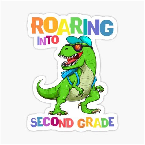 Pegatina Camiseta De Regalo De Regreso A La Escuela Con Dinosaurio T