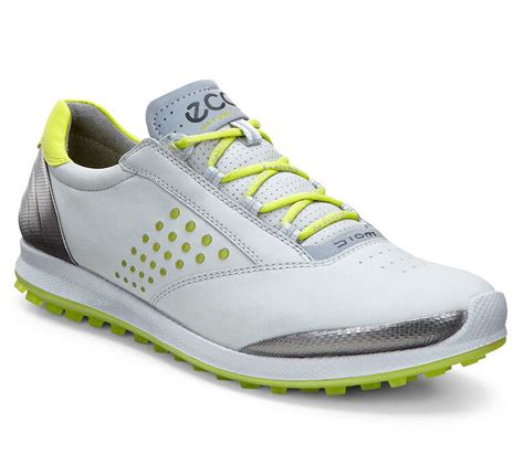 Ecco Biom Hybrid 2 Women S Golf Shoe Grey Yellow Shop Now Pga Tour Superstore