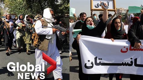 Afghanistan crisis: Taliban disperse Kabul protests with gunfire - The ...