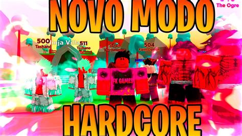 Novo Modo Hardcore Da Nova Update Do Anime Fighters Simulator Youtube