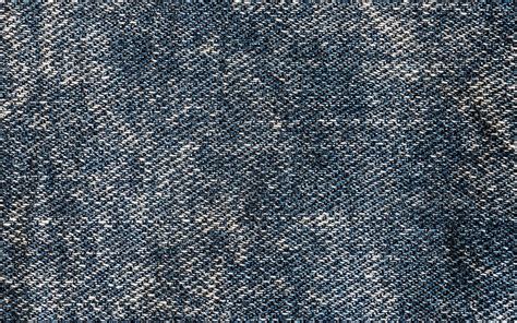 Blue Denim Fabric Close Up Blue Denim Background Blue Denim Texture