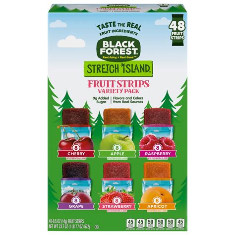 Stretch Island Black Forest Fruit Strips Variety Pack Cherry Apple