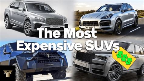 The Most Expensive Suvs In The World Bentley Rolls Royce Range Rover Karlmann King Porsche