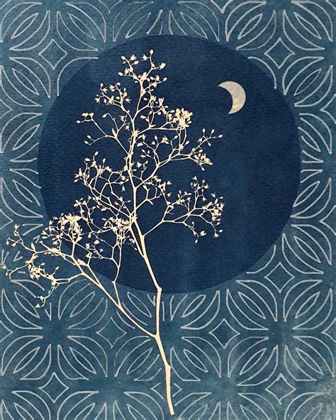 Linda Sukamta On Instagram Cyanotype With Posca Background Cyanotype