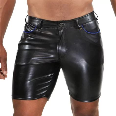 Sexy Mens Leather Shorts Provoke And Dare With Tof Paris