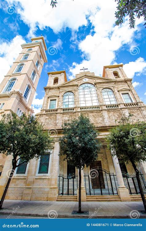 Church In Beirut Lebanon Stock Image Image Of Architecture 144081671