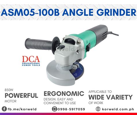 Dca Angle Grinder Asm B Commercial Industrial Construction