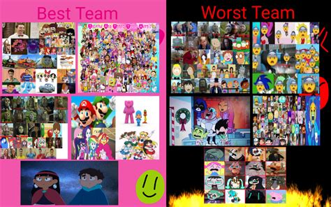 My Best Team And Worst Team My Version By Fanbyjazzystar123 On Deviantart