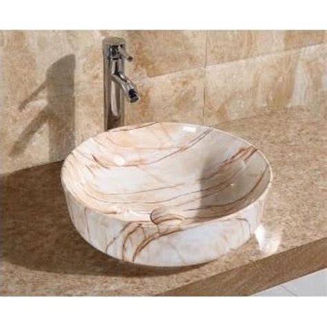 Buy 420420140mm Marbleize Ceramic Above Counter Basin 32mm No