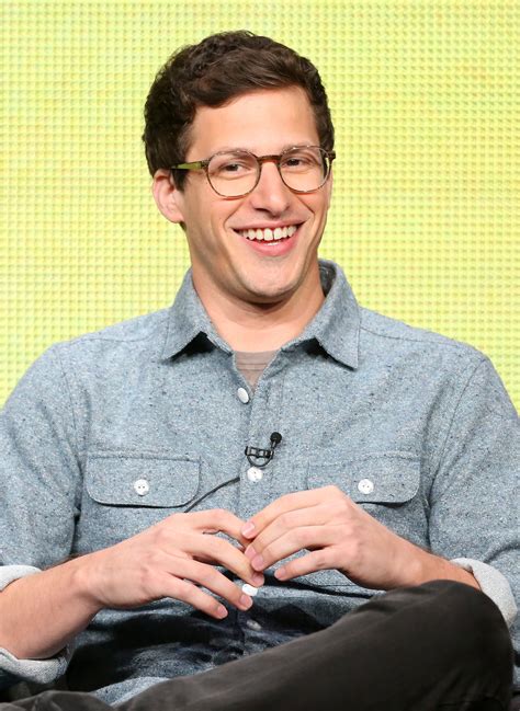 Andy Samberg Cracked A Smile Onstage During A Panel For Brooklyn Tvs