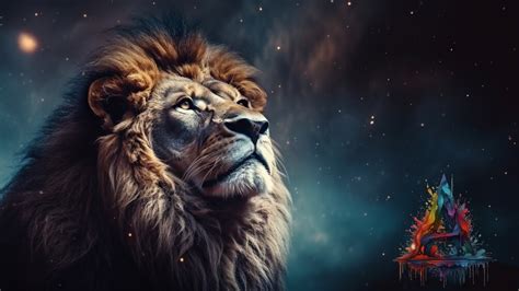 Leo S Majesty A Powerful Male Lion Captured In Astrological Splendor