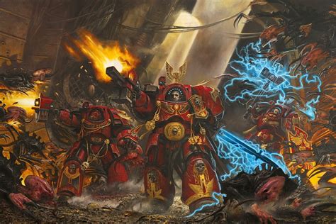 Adrian Smith Spacehulk Warhammer K Space Marines Bloody Angels Blood