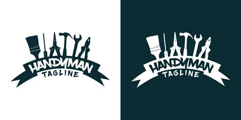 handyman logo vector containing tools and stuff 24522155 Vector Art at ...