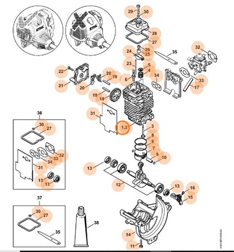 Stihl Engine Assembly Mm