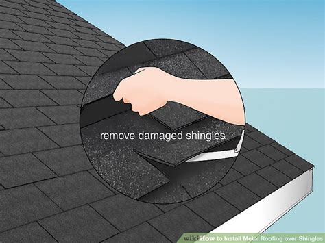 6 Easy Ways To Install Metal Roofing Over Shingles Wikihow