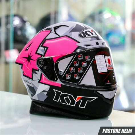 Jual Helm KYT NFR NX Race Espargaro Replica 2019 Matt Grey NFR