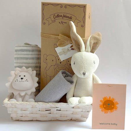 Canastilla regalo peluche bebé Tubebebox