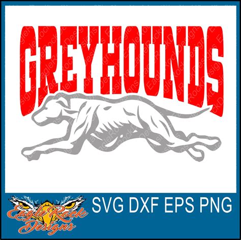 Greyhounds Svg Dxf Eps Png Digital Cut File Silhouette Etsy