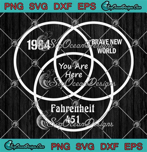 1984 Brave New World You Are Here SVG Fahrenheit 451 Conspiracy SVG