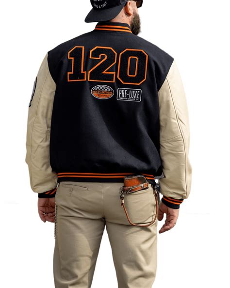 Harley Davidson 120th Anniversary Varsity Jacket GVJ