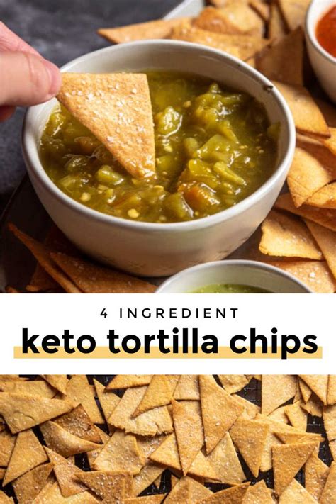 Low Carb Tortilla Chips 4 Ingredients