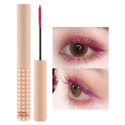 4d Slender Mascara Thin Brush Head Waterproof Anti Dizzy Makeup Stereotype Small Brush Head Does