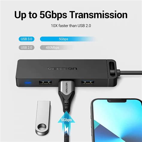 Vention Chtbb Port Usb Hub Ipon Hu