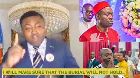 Gov Soludo In T Rs As PM Simon Ekpa Set To Stop Burial Service Of His