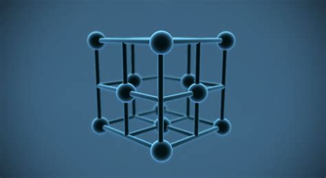 Face-centred cubic metal lattice - 3D scene - Mozaik Digital Education ...