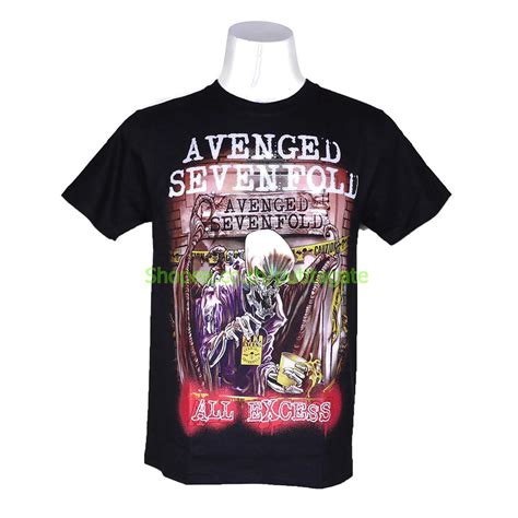 เสื้อวง Avenged Sevenfold เสื้อวงดังๆ วินเทจ เสื้อวินเทจ อะเว็นจด์เซเวนโฟลด์ A7x A7x1087