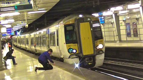 Thameslink Class 387s Depart City Thameslink Wrong Line On A Stopper