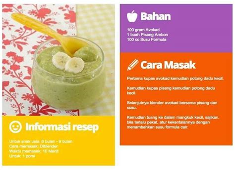 Resep Makanan Sehat Buat Bayi 6 Bulan Resep Makanan Buat Bayi 4 6