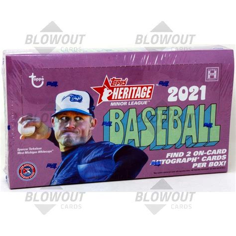 Topps Heritage Minor League Baseball Hobby Box