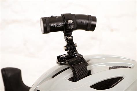 Review Techalogic Dc Dual Lens Helmet Camera Road Cc